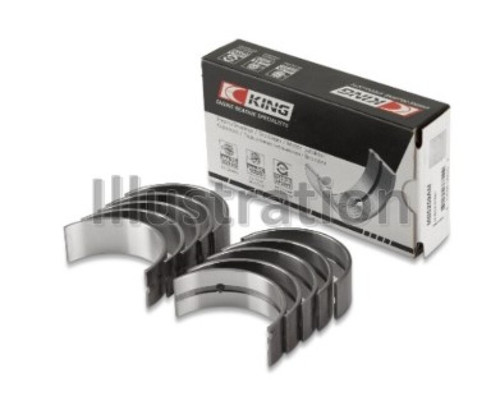 King Engine Bearings Mitsubishi 4B11T Turbo Evo X/2007-> (Size +0.50mm) Main Bearing Set - MB5722SM0.5 Photo - Primary